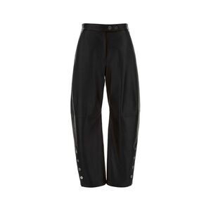 Sportmax Women Black Leather Cinepresa Pant